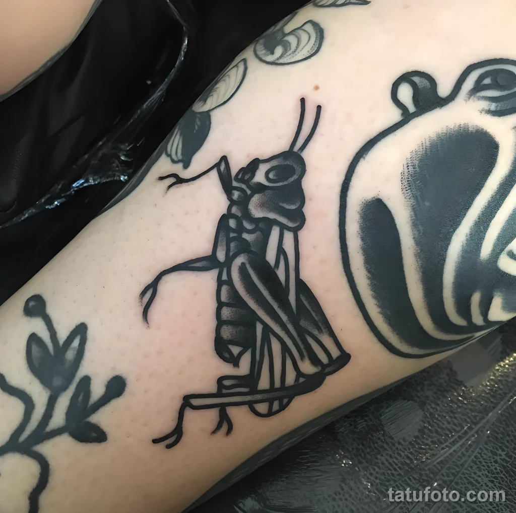 Значение тату саранча - пример рисунка тату №29 - tatufoto.com