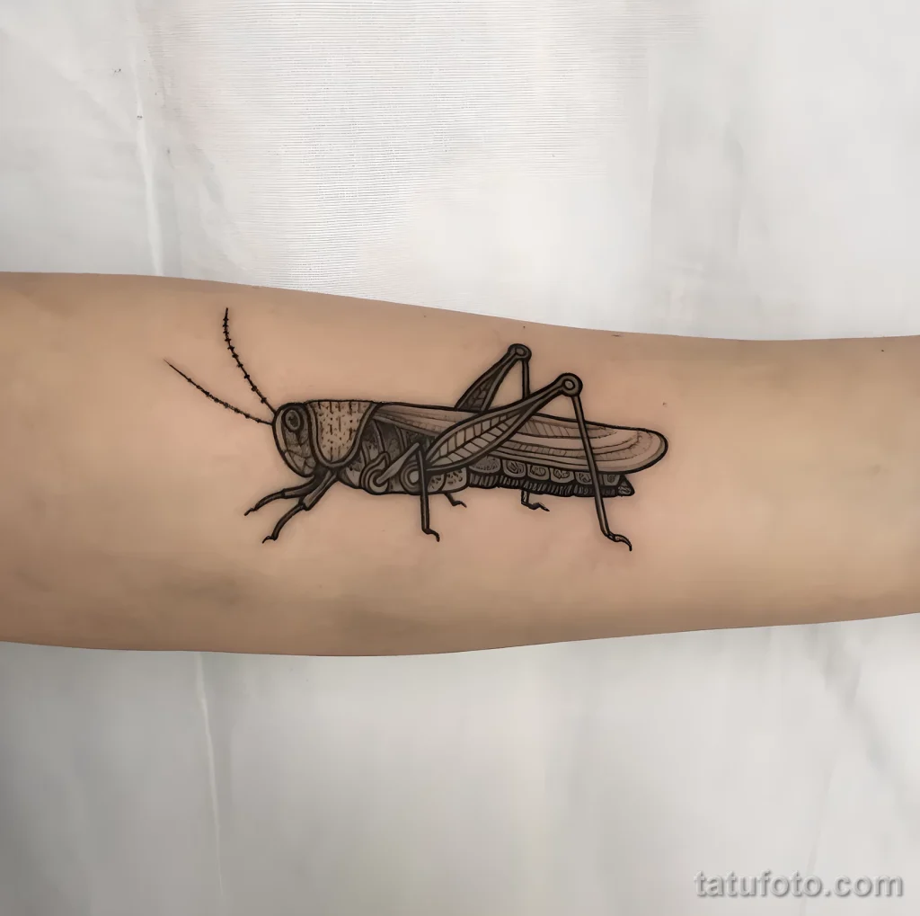 Значение тату саранча - пример рисунка тату №31 - tatufoto.com