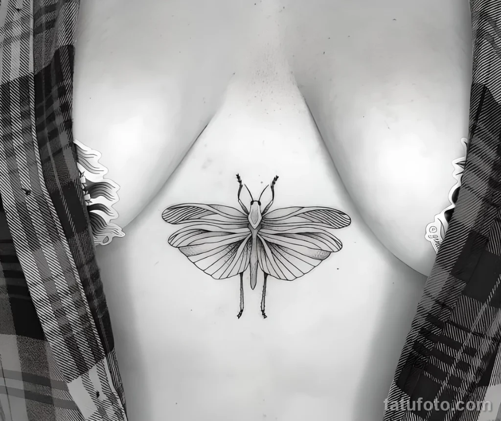 Значение тату саранча - пример рисунка тату №38 - tatufoto.com