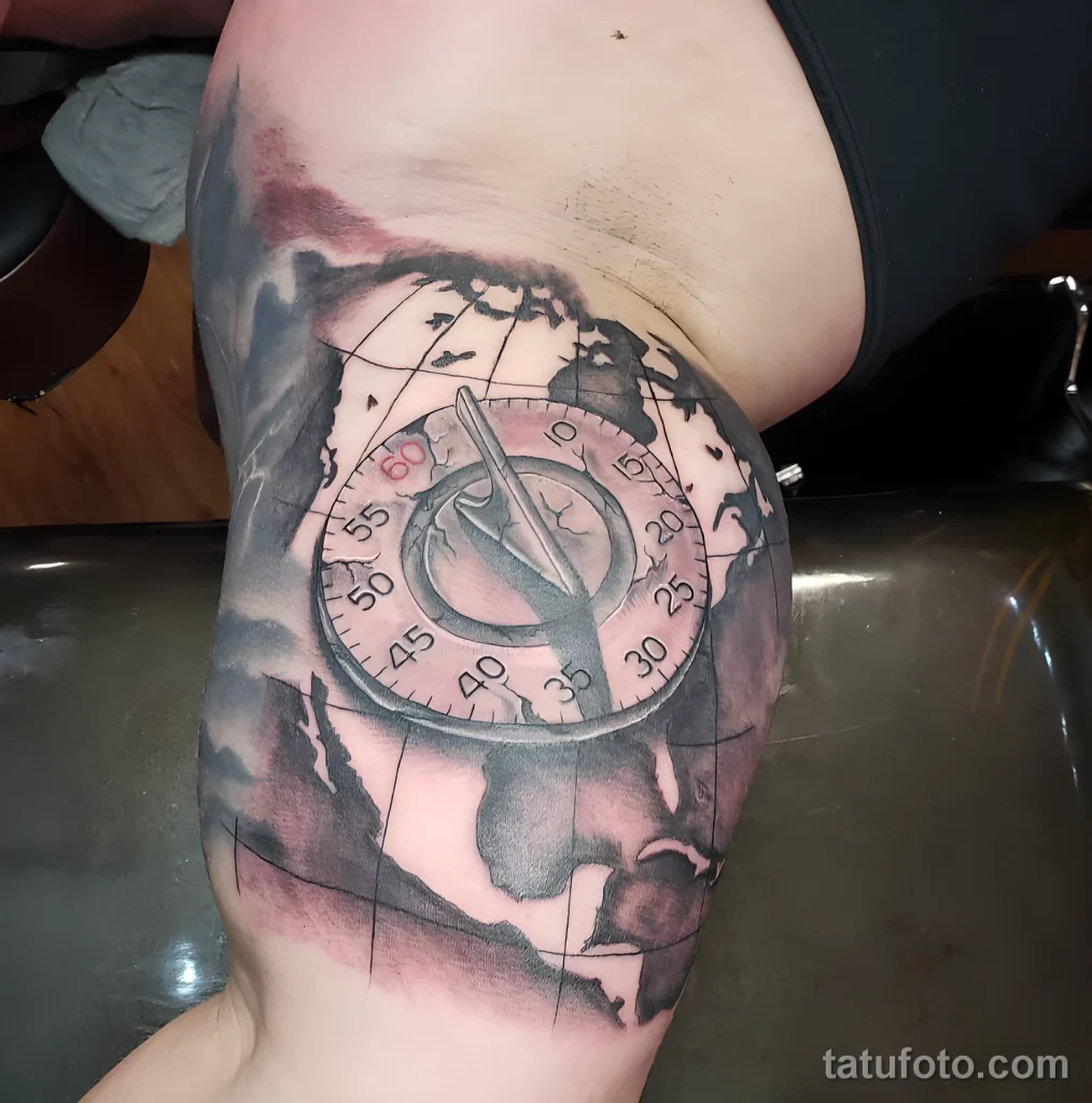 Значение тату секундомер - пример рисунка тату №02 - tatufoto.com