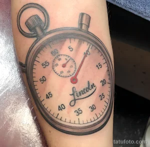 Значение тату секундомер - пример рисунка тату №09 - tatufoto.com