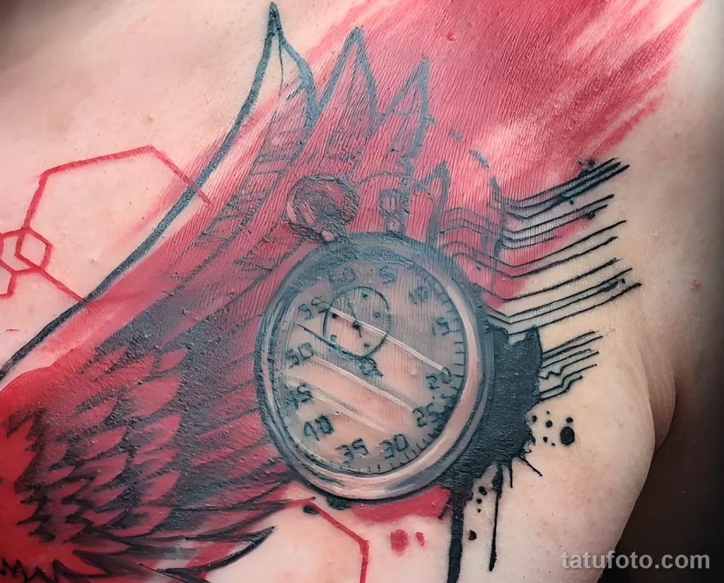 Значение тату секундомер - пример рисунка тату №12 - tatufoto.com