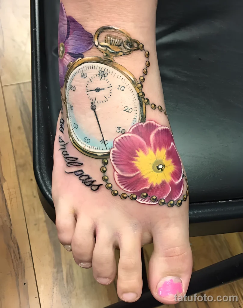 Значение тату секундомер - пример рисунка тату №13 - tatufoto.com