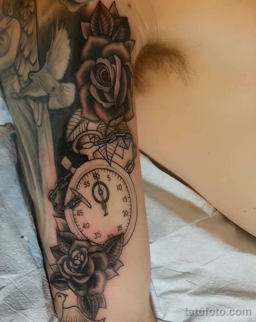 Значение тату секундомер - пример рисунка тату №17 - tatufoto.com