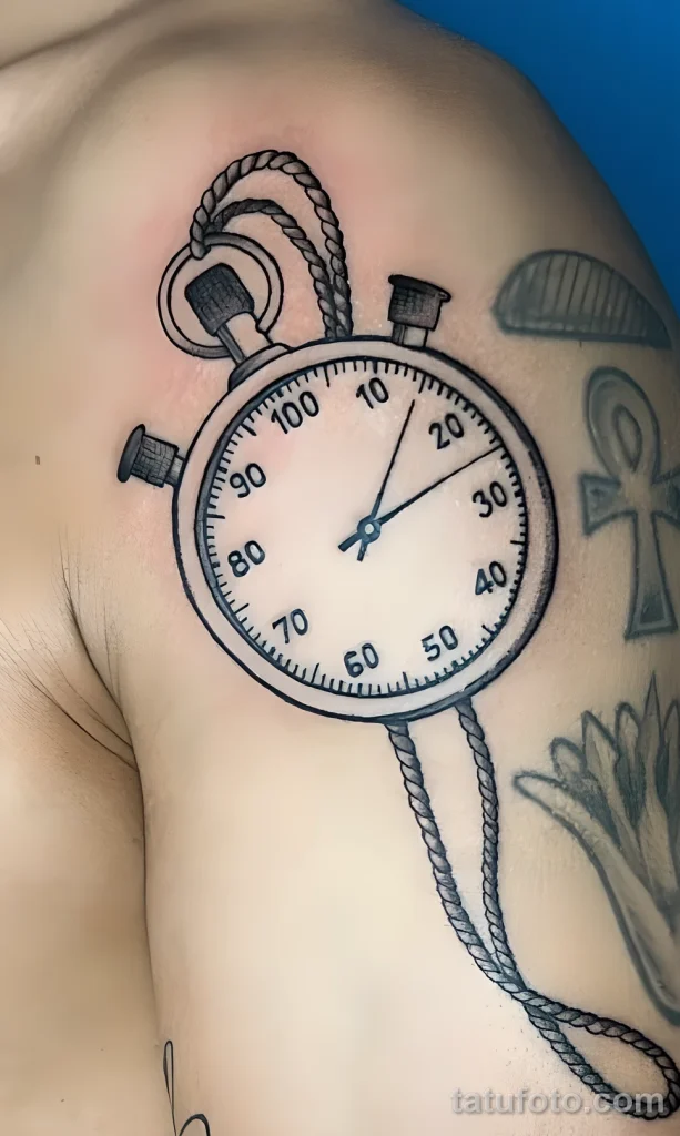Значение тату секундомер - пример рисунка тату №18 - tatufoto.com