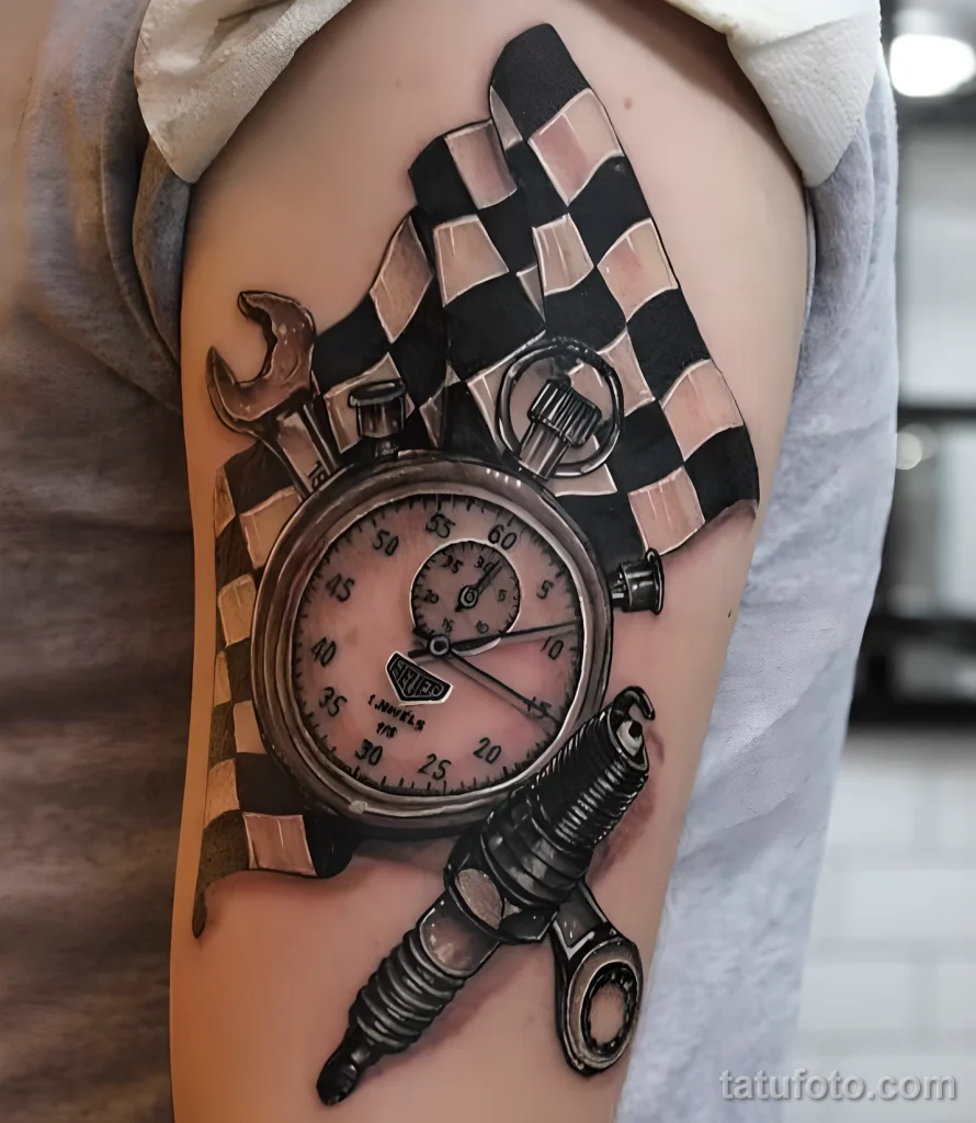 Значение тату секундомер - пример рисунка тату №21 - tatufoto.com
