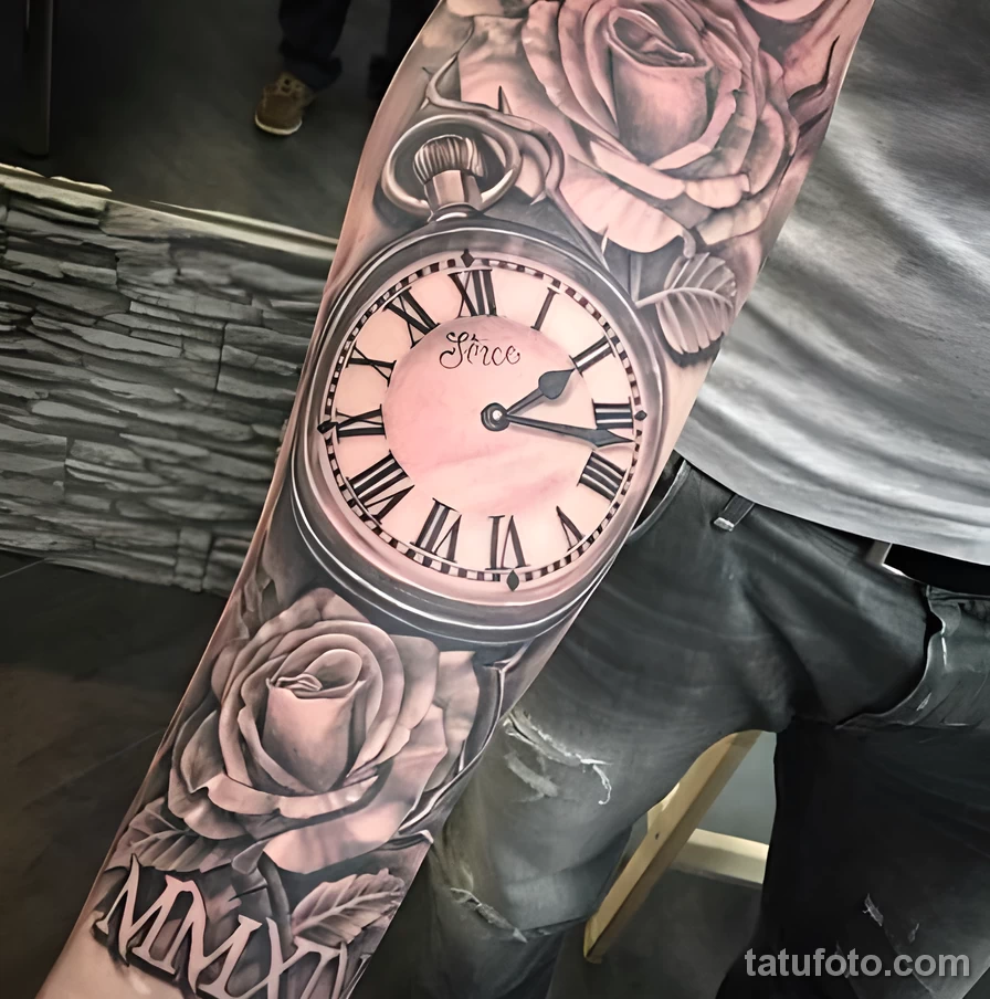Значение тату секундомер - пример рисунка тату №26 - tatufoto.com