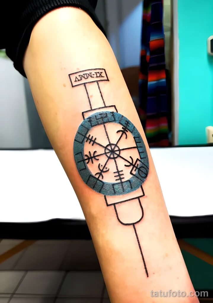 Значение тату шприц - пример рисунка тату №55 - tatufoto.com