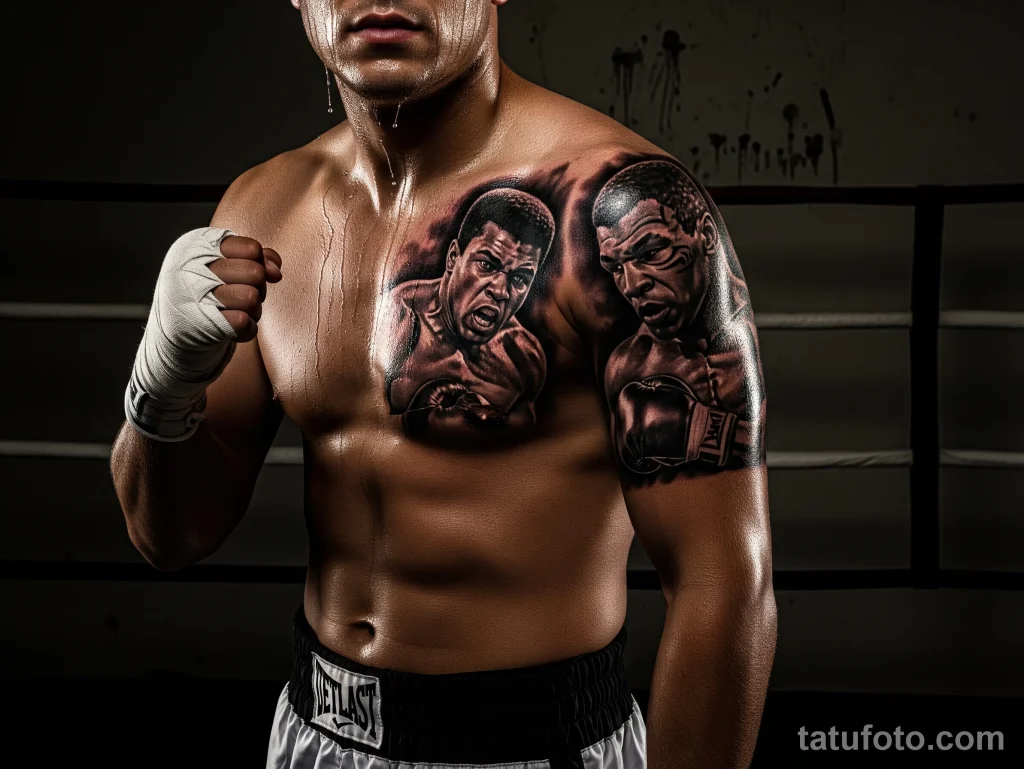 От арены до студии- как спорт вдохновляет на создание тату 2025 №06 - tatufoto.com