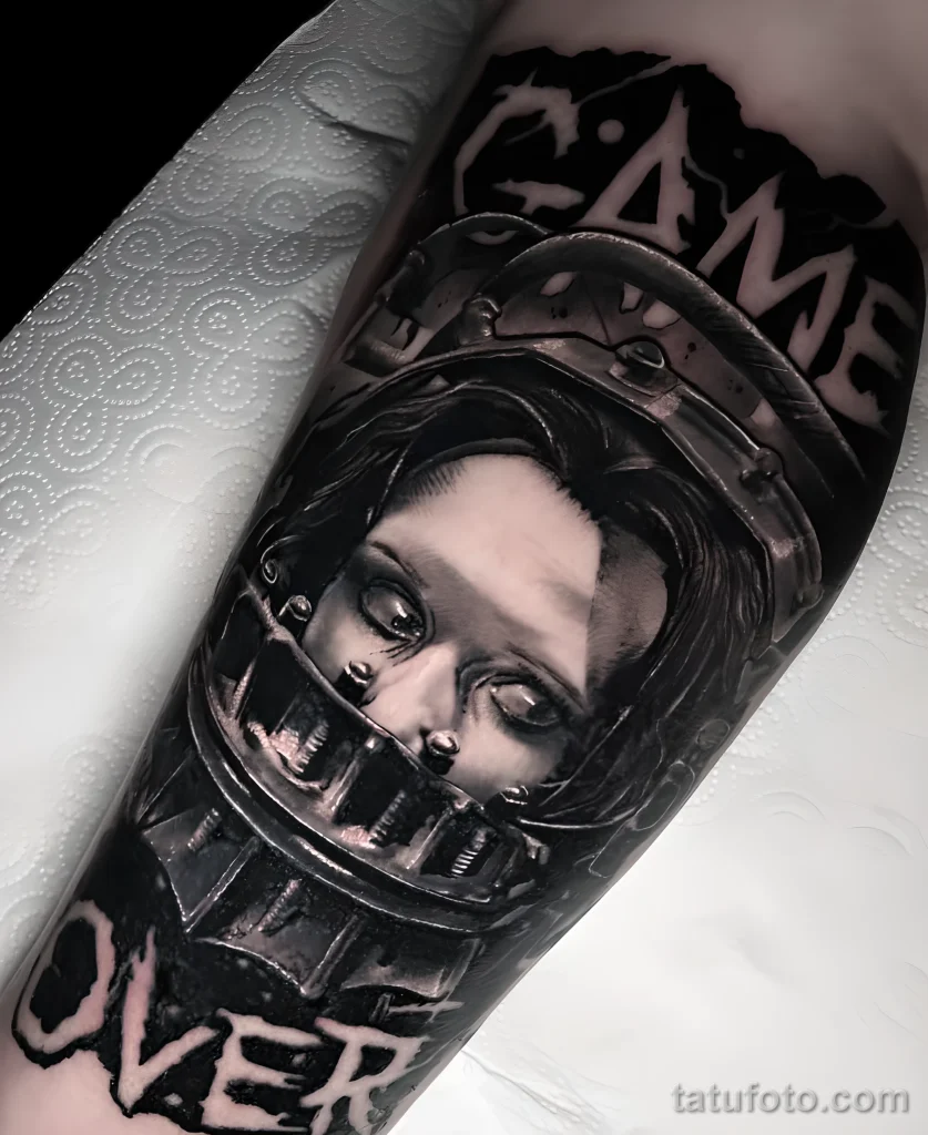 Пример рисунка тату -Game Over- №11 - tatufoto.com