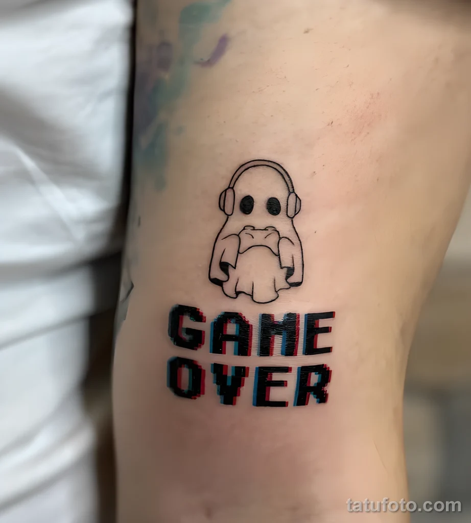 Пример рисунка тату -Game Over- №13 - tatufoto.com