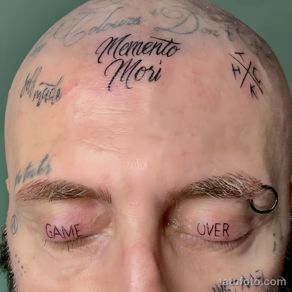 Пример рисунка тату -Game Over- №15 - tatufoto.com