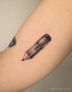 Пример рисунка тату карандаш №01 - tatufoto.com