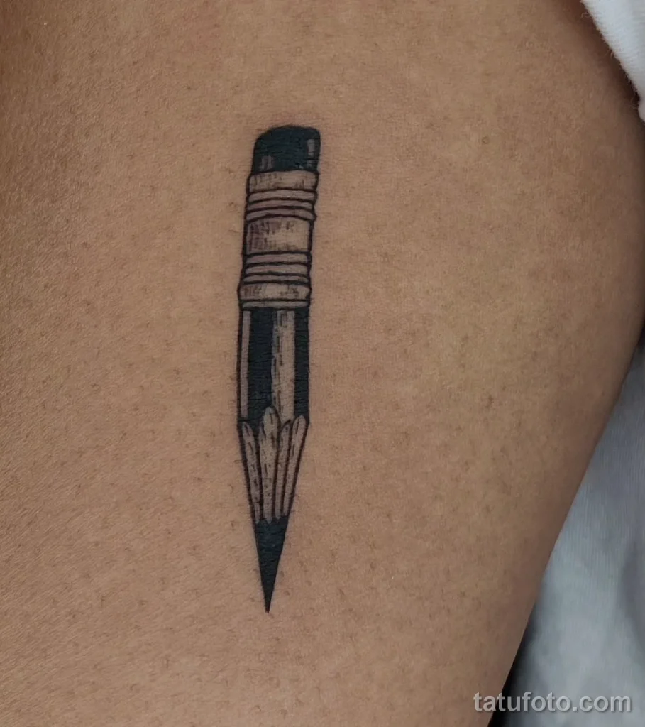 Пример рисунка тату карандаш №03 - tatufoto.com