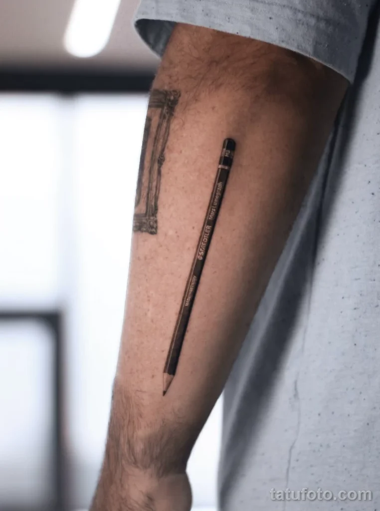 Пример рисунка тату карандаш №10 - tatufoto.com