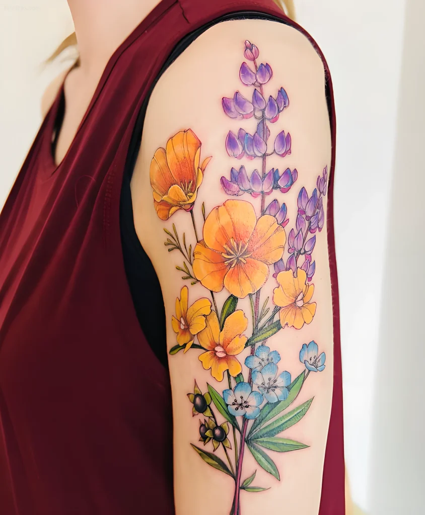 тату-букет-полевых-цветов-пример-рисунка-тату-для-tatufoto-com-21