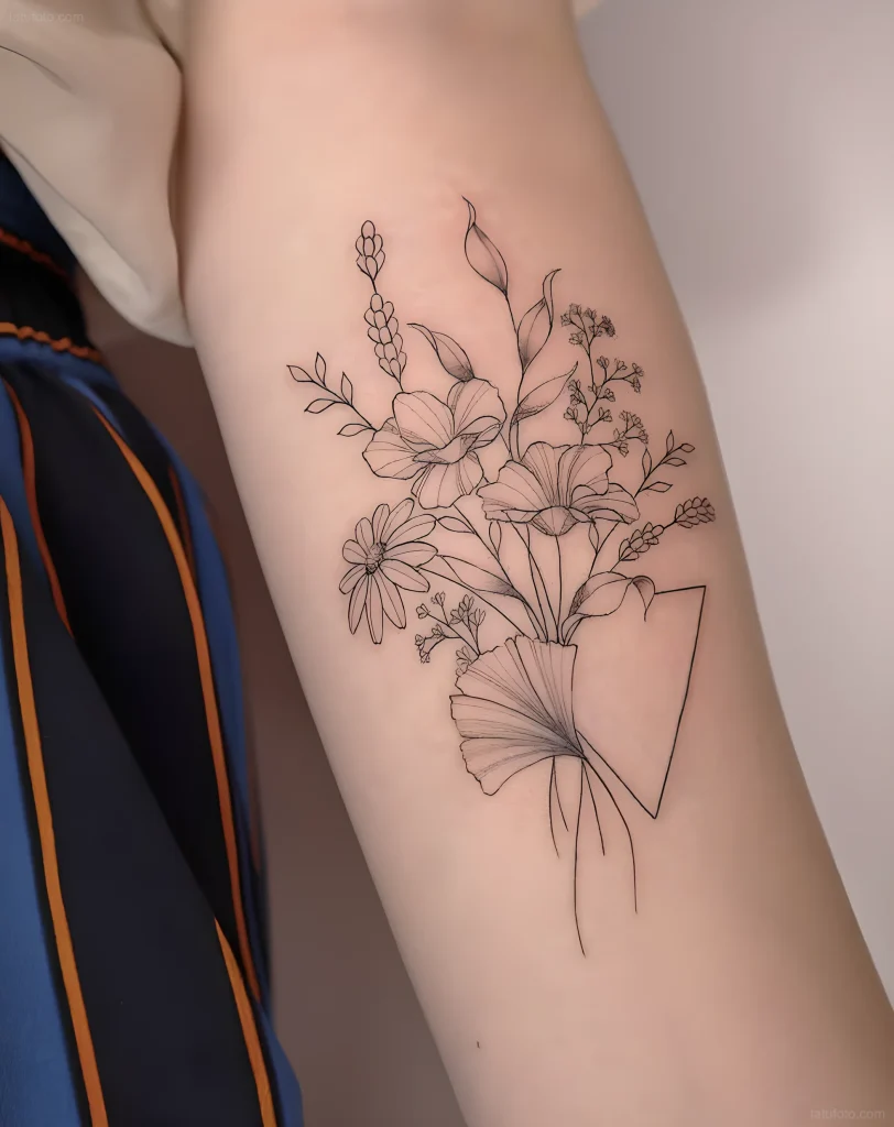 тату-букет-полевых-цветов-пример-рисунка-тату-для-tatufoto-com-42