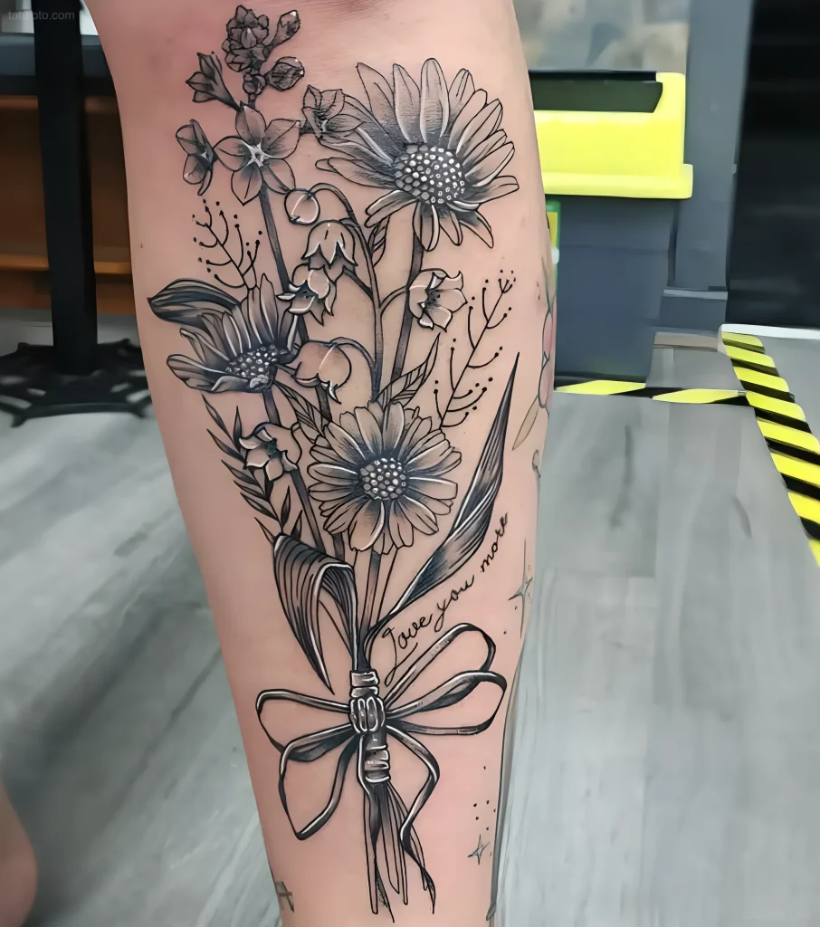 тату-букет-полевых-цветов-пример-рисунка-тату-для-tatufoto-com-55