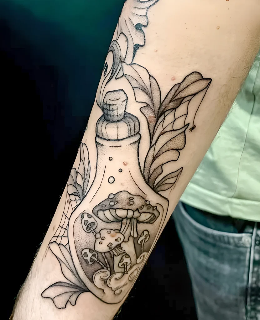 тату-бутылочка-с-зельем-пример-рисунка-тату-для-tatufoto-com-22
