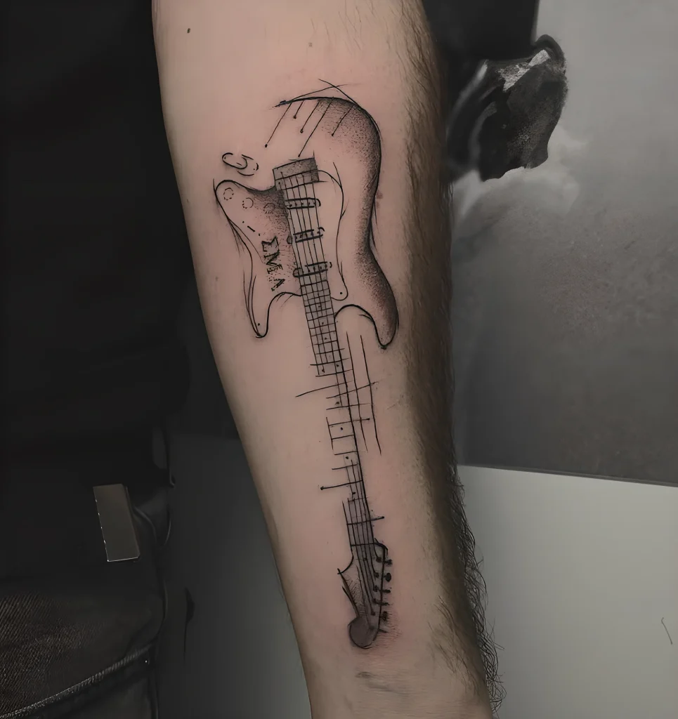 тату-электрогитара-пример-рисунка-тату-на-фото-для-tatufoto-com-11