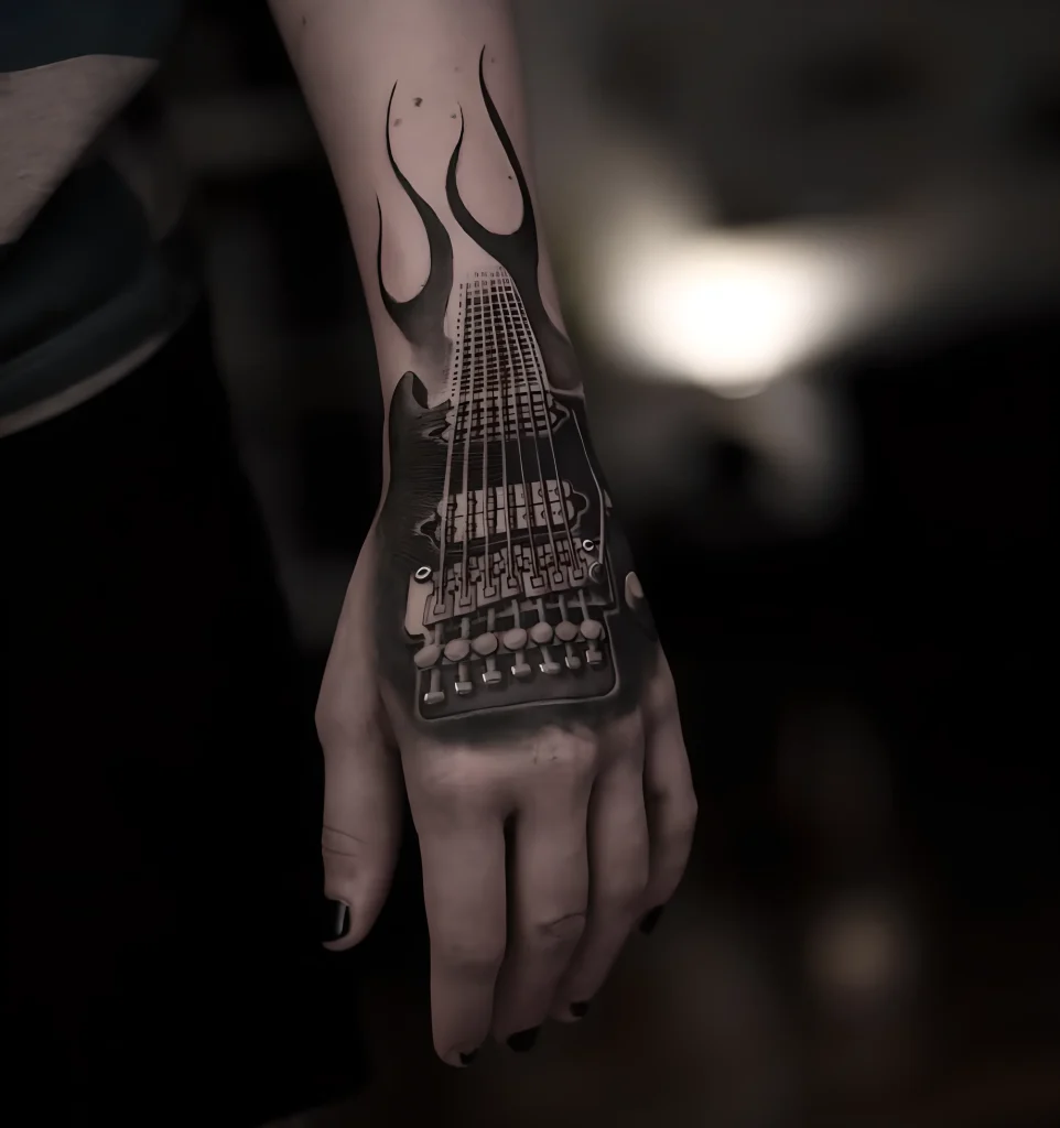 тату-электрогитара-пример-рисунка-тату-на-фото-для-tatufoto-com-19