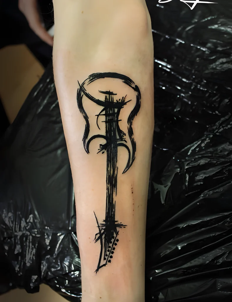 тату-электрогитара-пример-рисунка-тату-на-фото-для-tatufoto-com-4