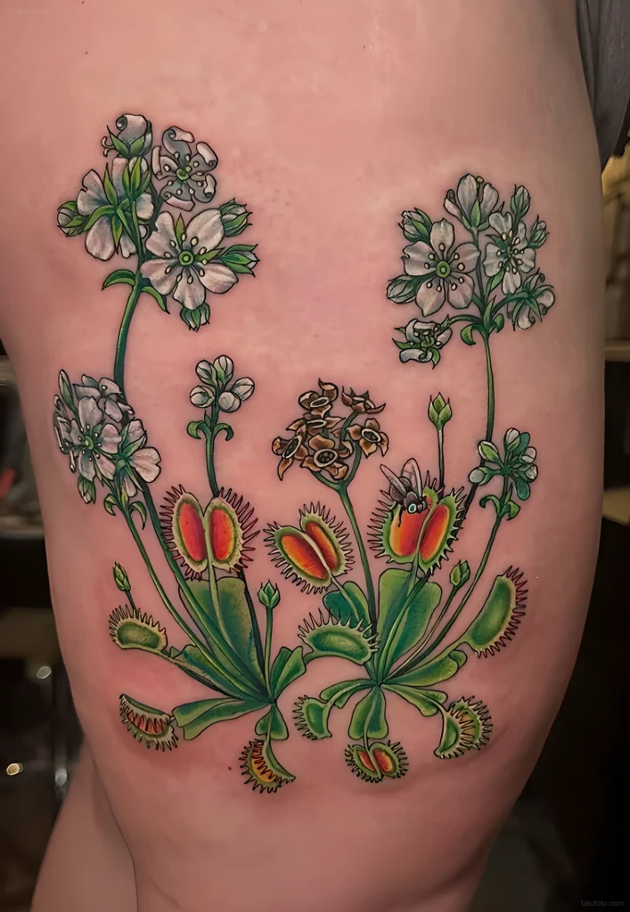 тату-венерина-мухоловка-пример-рисунка-тату-для-tatufoto-com-19