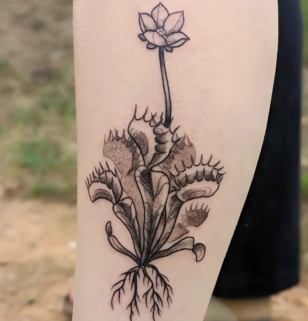 тату-венерина-мухоловка-пример-рисунка-тату-для-tatufoto-com-24