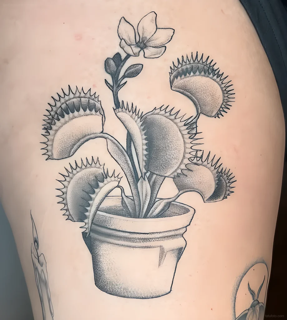 тату-венерина-мухоловка-пример-рисунка-тату-для-tatufoto-com-26