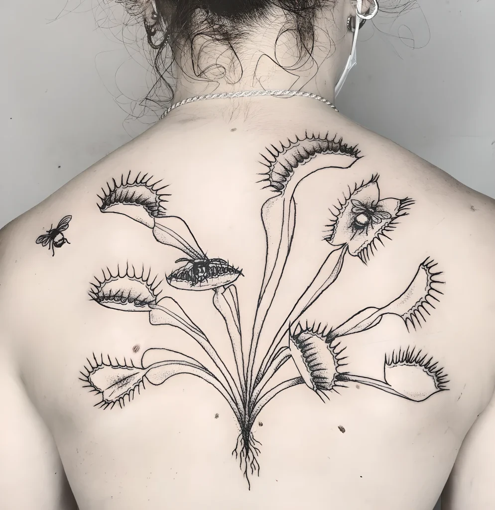 тату-венерина-мухоловка-пример-рисунка-тату-для-tatufoto-com-36
