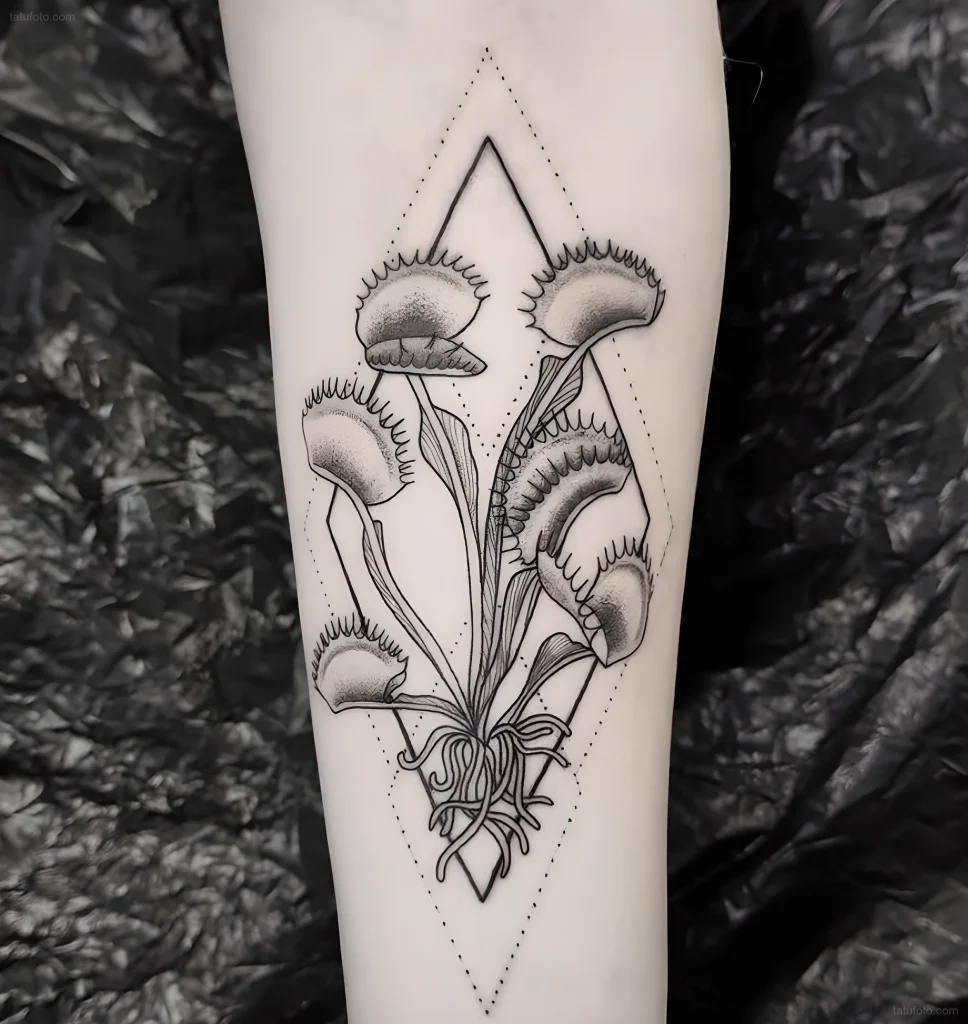 тату-венерина-мухоловка-пример-рисунка-тату-для-tatufoto-com-4