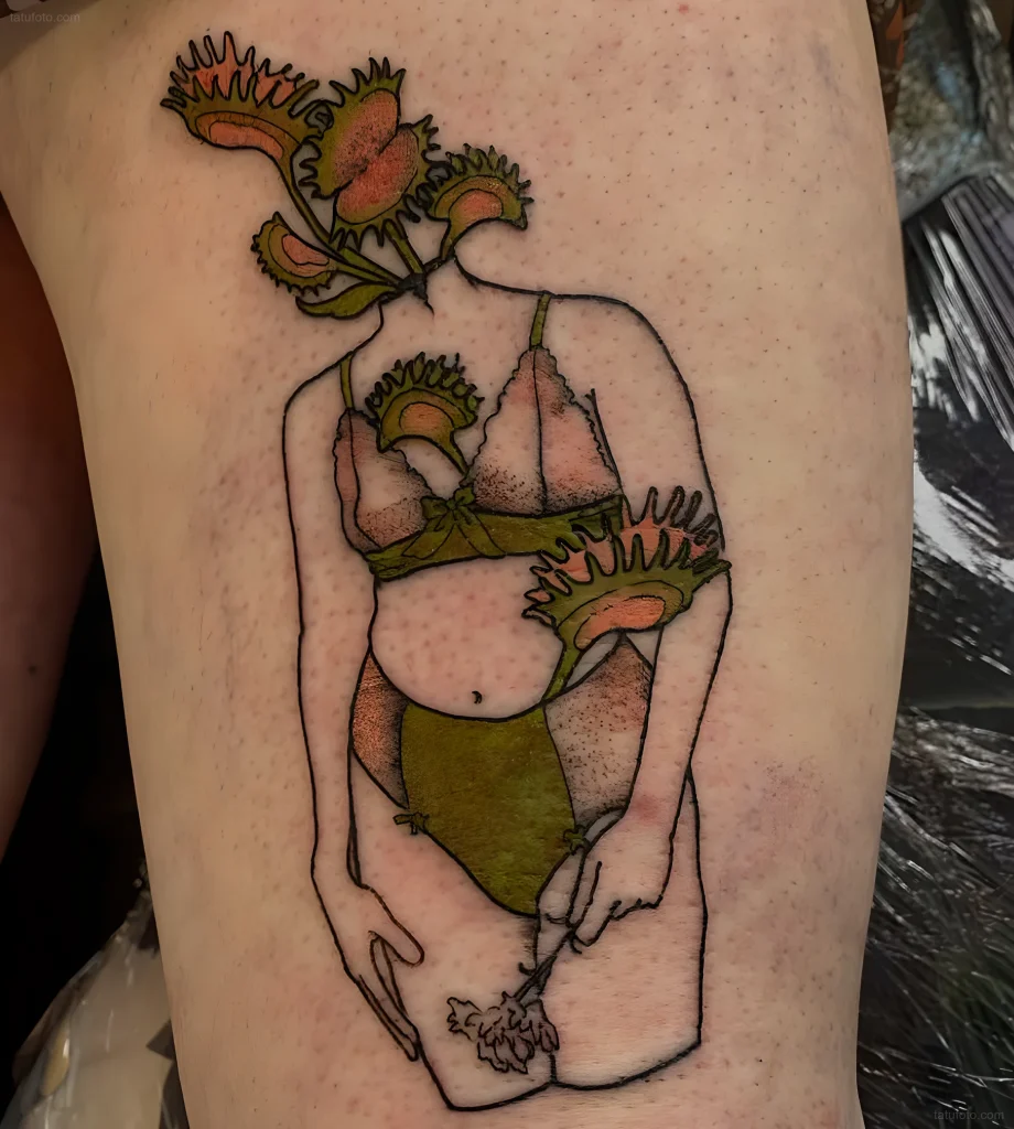 тату-венерина-мухоловка-пример-рисунка-тату-для-tatufoto-com-44