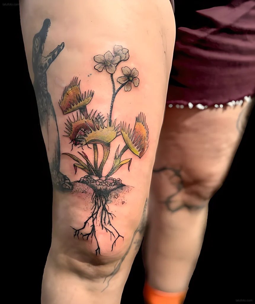 тату-венерина-мухоловка-пример-рисунка-тату-для-tatufoto-com-45