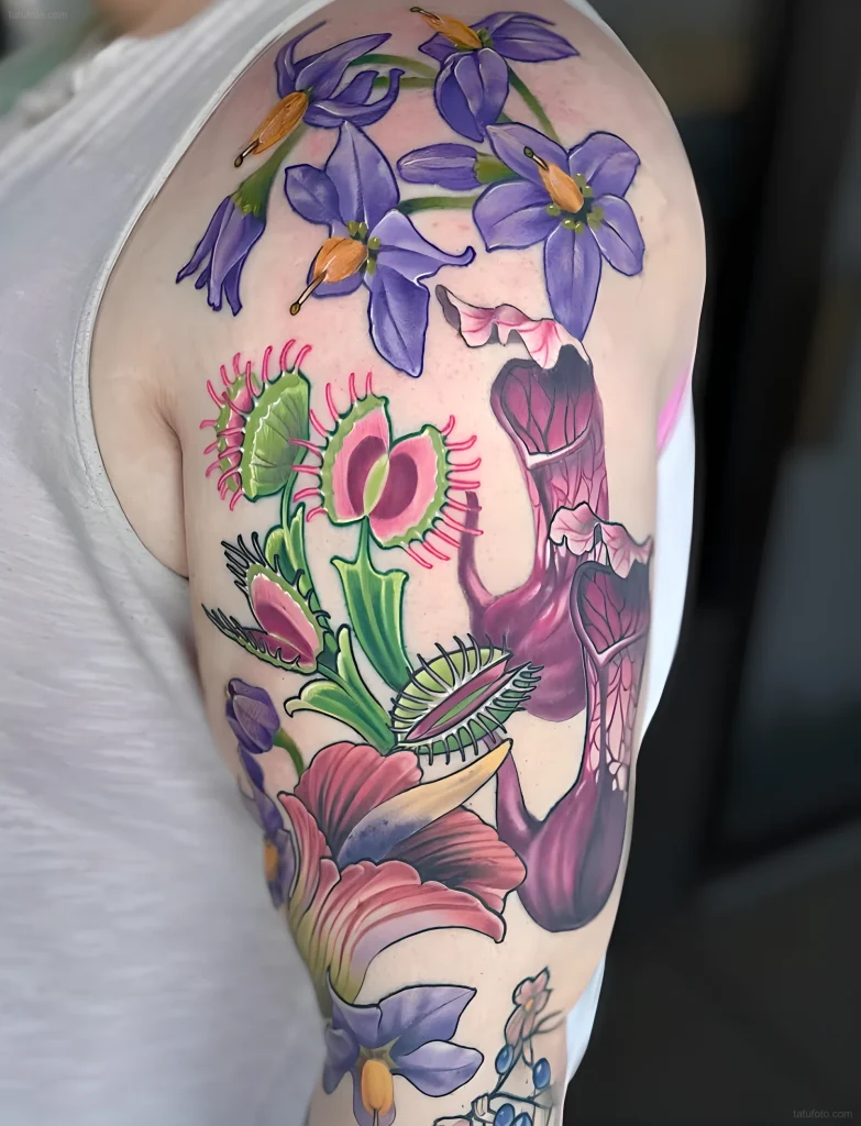 тату-венерина-мухоловка-пример-рисунка-тату-для-tatufoto-com-6