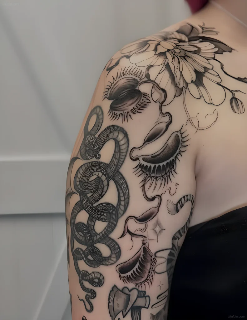 тату-венерина-мухоловка-пример-рисунка-тату-для-tatufoto-com-9