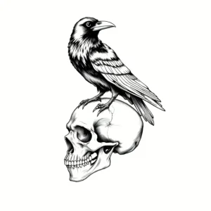 Пример генерации эскиза тату бесплатно на сайте tatufoto.com 3