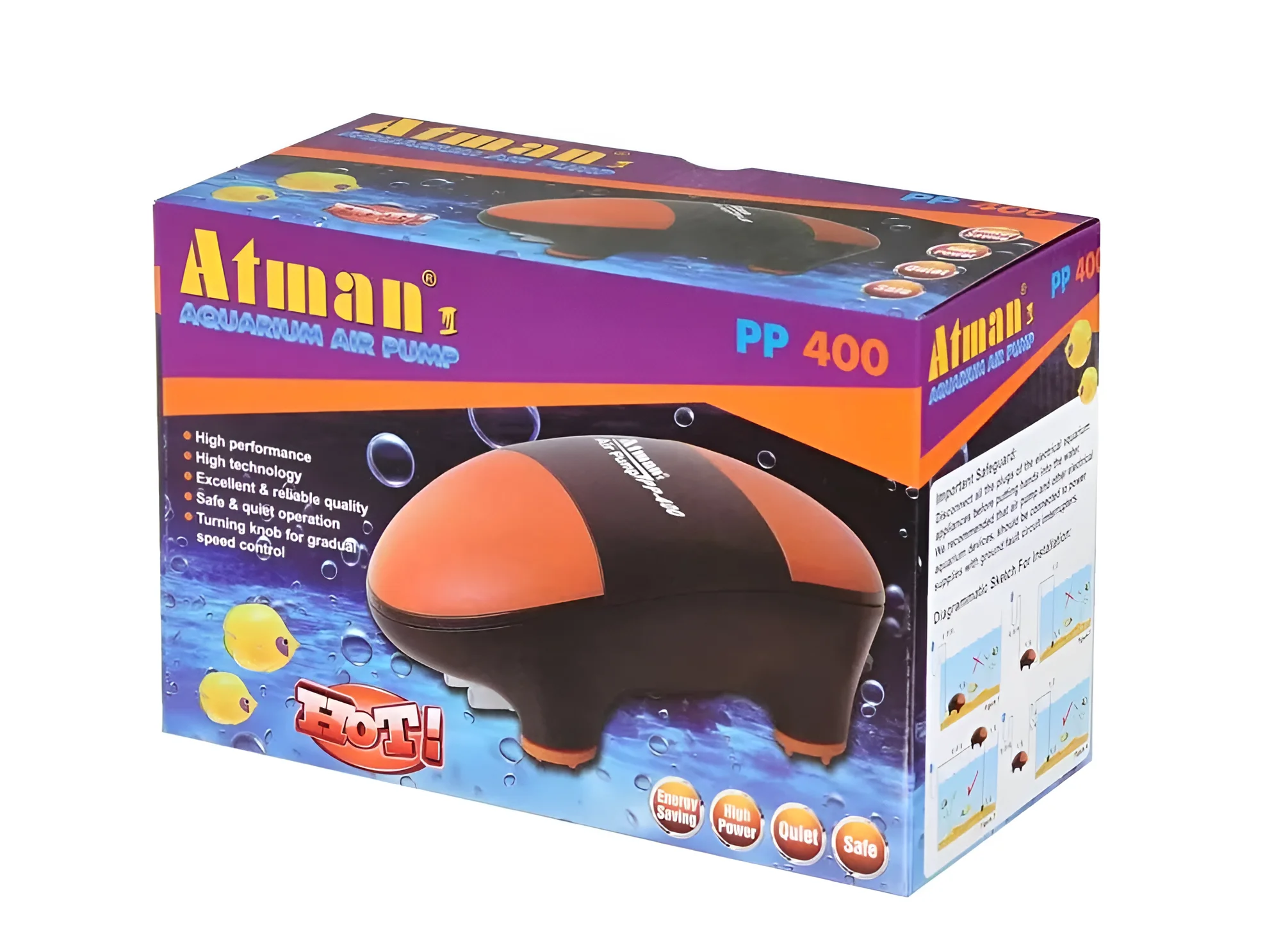 Аквариумный компрессор Atman PP-400: неожиданный выбор для вдохновения татуировками?