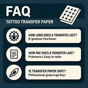 Изображение раздела 'FAQ: самые частые вопросы о тату бумаге (трансфере, кальке)' в статье про как пользоваться тату бумагой - трансфером (калько