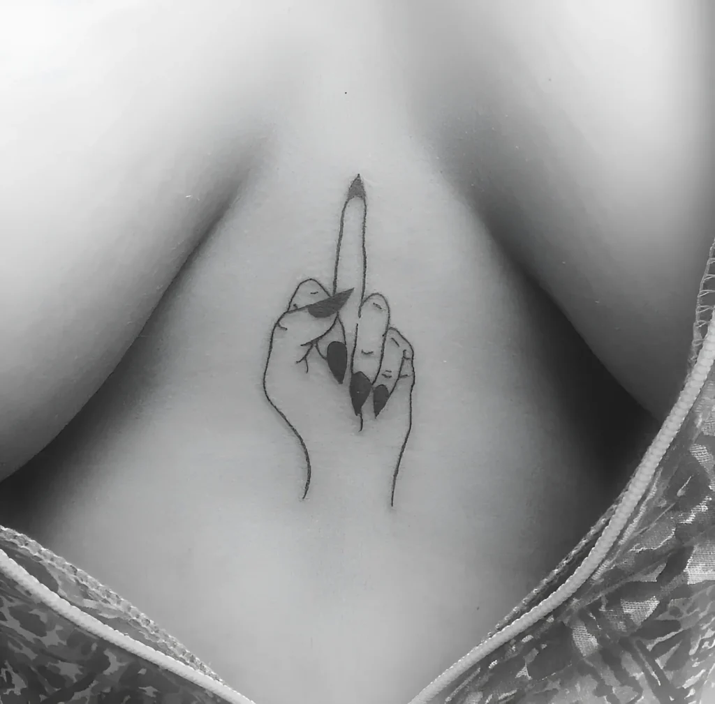 Image of section 'Additional image 11' in the article about Tattoos under the female breast – all the most important things that n