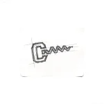 Эскиз татуировки штопора в стиле скетч, выполненный черными линиями на бумаге.