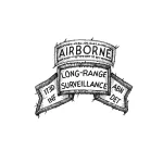 Эскиз тату: AIRBORNE, LONG-RANGE SURVEILLANCE, 173D INF, ABN DET