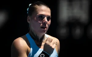 Украинская теннисистка Александра Олийникова на Australian Open