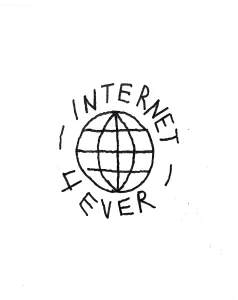 Эскиз татуировки с надписью INTERKAT и глобусом