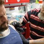 фото процесса нанесения тату 07.12.2018 №003 - tattooing process - tatufoto.com