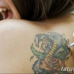 фото процесса нанесения тату 07.12.2018 №028 - tattooing process - tatufoto.com