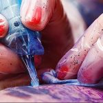 фото процесса нанесения тату 07.12.2018 №036 - tattooing process - tatufoto.com