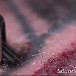 фото процесса нанесения тату 07.12.2018 №068 - tattooing process - tatufoto.com