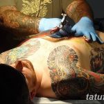 фото процесса нанесения тату 07.12.2018 №078 - tattooing process - tatufoto.com