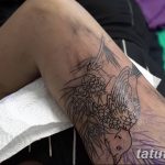 фото процесса нанесения тату 07.12.2018 №083 - tattooing process - tatufoto.com