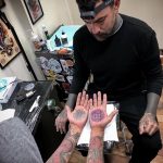 фото процесса нанесения тату 07.12.2018 №097 - tattooing process - tatufoto.com